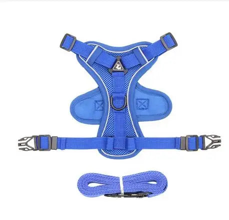 Reflective Cat Harness and Leash Sets Breathable Mesh Pet Harnesses for Small Dogs Cats Kitten Accessories collier chat exovai.com
