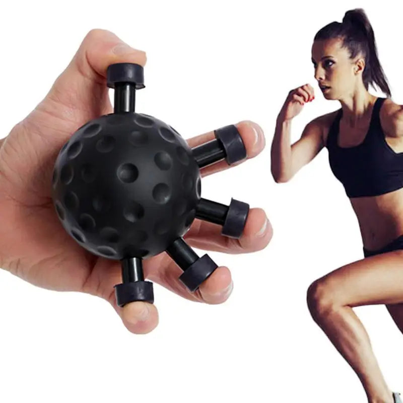 Strengthening finger exerciser, hand clamp exerciser, five-finger power device, rock climbing finger exerciser#Color:black exovai.com