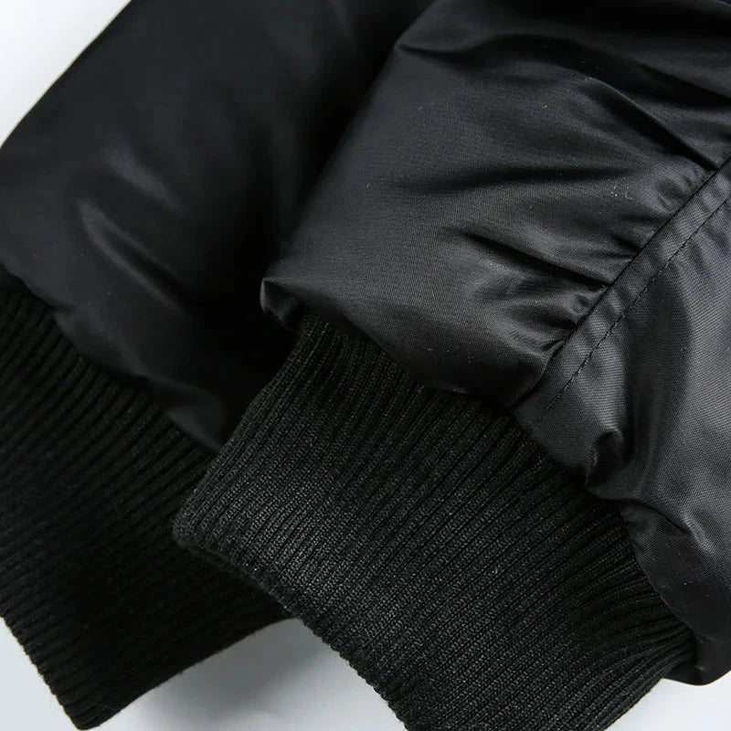 Men Winter Jackets Fur Collar Thicken Warm Parkas Coat Streetwear Harajuku Hip Hop Oversized Padded Jackets Outwear exovai.com