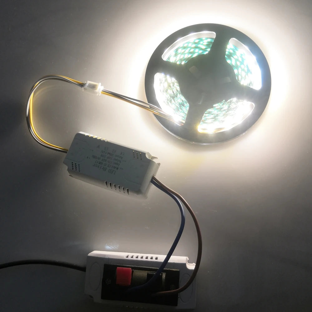 8W-160W LED Driver 3 color Adapter For LED Lighting AC220V Non-Isolating Transformer For Ceiling Light Chandelier Replacement exovai.com