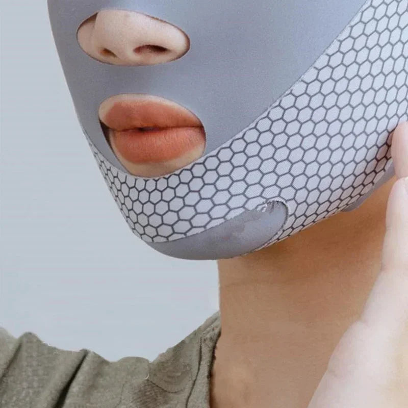 Face-Lift With Sleep Face V Shaper Facial Slimming Bandage Relaxation Shape Lift Reduce Double Chin Face Thining Band Massage exovai.com