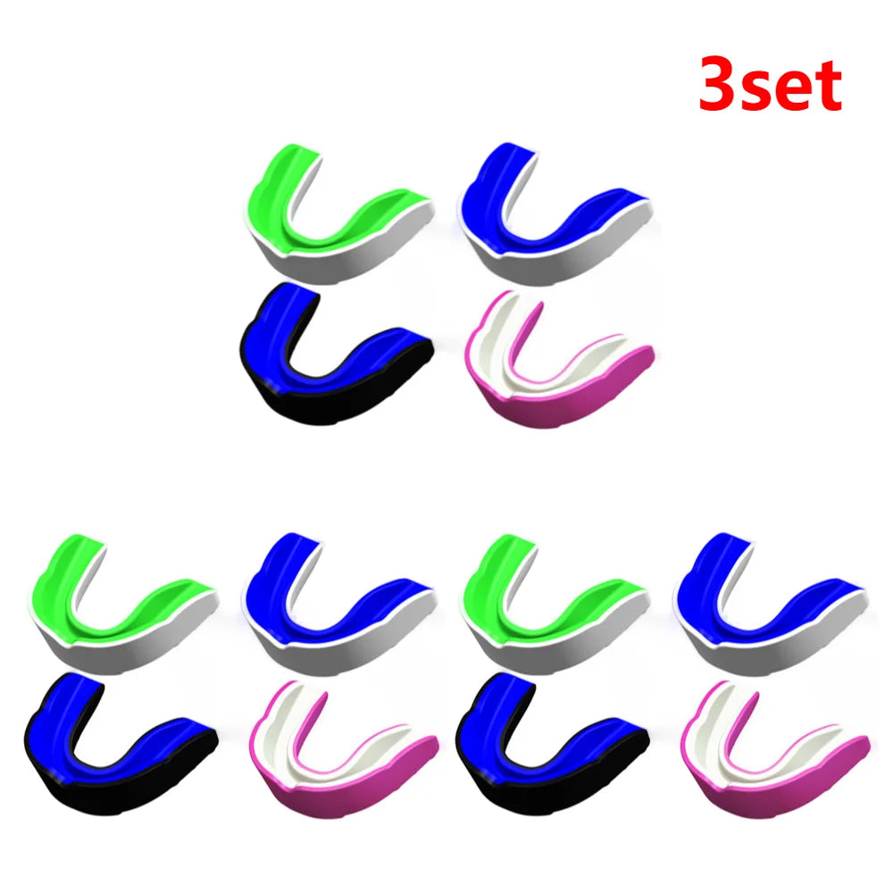 Fighting Training Mouth Guard Boxing Gum Shield Slim Fit Adult Sports Mouthguard Football Wrestling Boxing Teeth Protection exovai.com