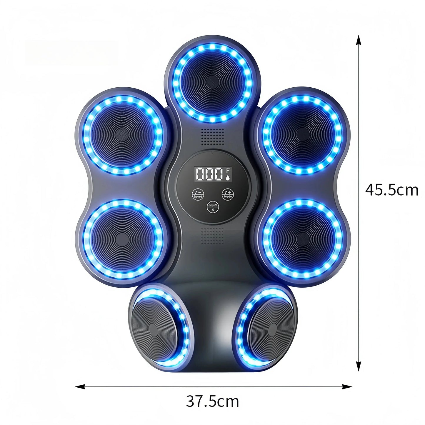 9 Speeds 11 Modes Boxing Equipment for Home with LED Sound Boxing Reaction Training Kids Adults Relaxing Music Boxing Machine exovai.com