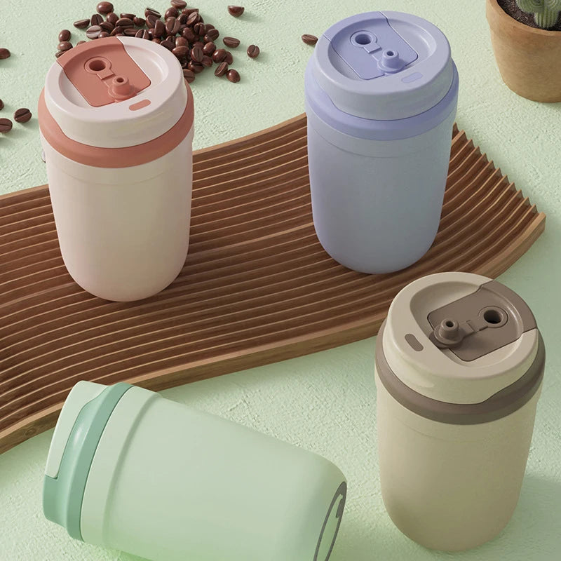 Automatic Self Stirring Mug, Coffee Milk Mixing Cup, Magnetic Stirring, Stainless Steel Electric Blender, 400ml exovai.com