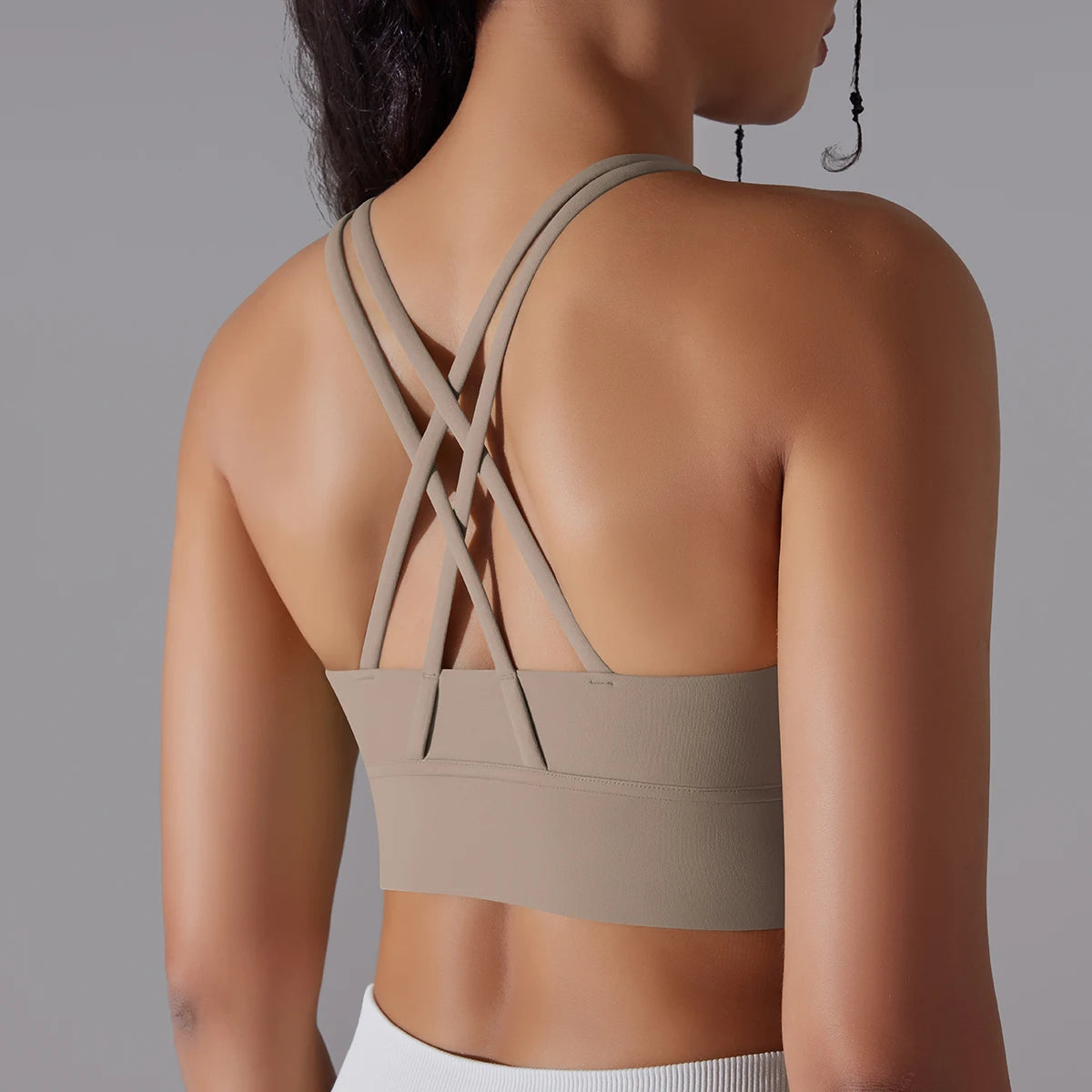 Women Yoga BraTank Tops for Fitness Naked Feel Sport Bra Gym Vest Women Camisole Workout Underwear Sportswear Outfit exovai.com