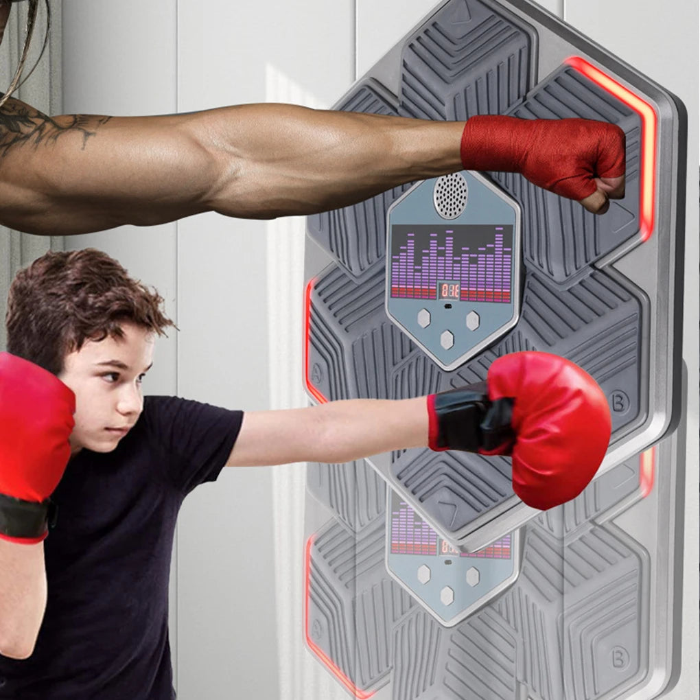 Wall Mounted Music Boxing Machine 16 Speed Adjustments For Diverse Fitness Needs exovai.com