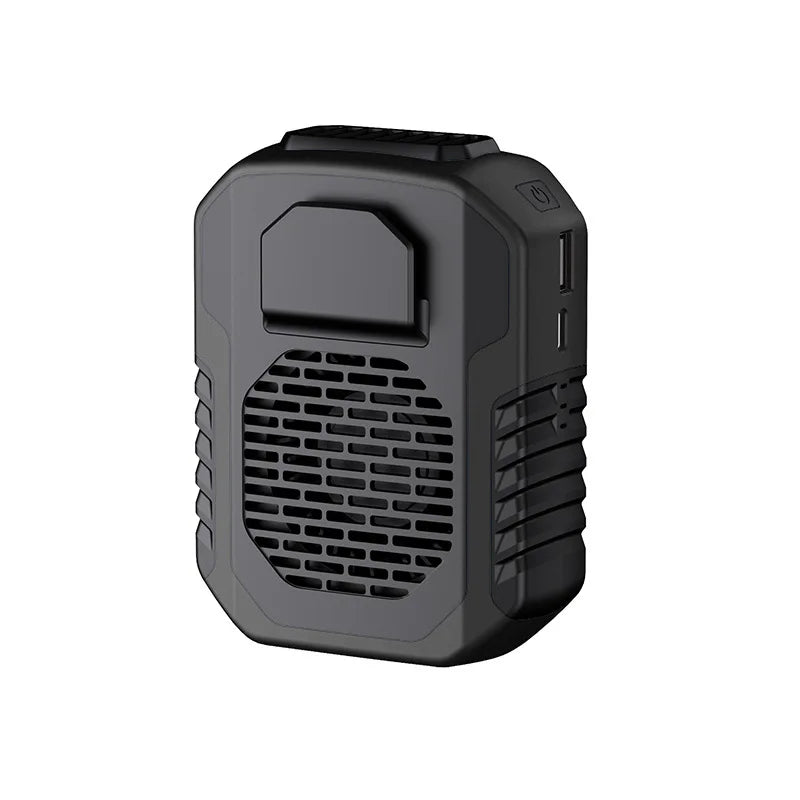 Hanging Neck/Waist Fan USB Mini Charging Fan Outdoor Sports Portable Cooling Clip Fan Air Mute Cooler Heat Relief Tool Powerbank exovai.com
