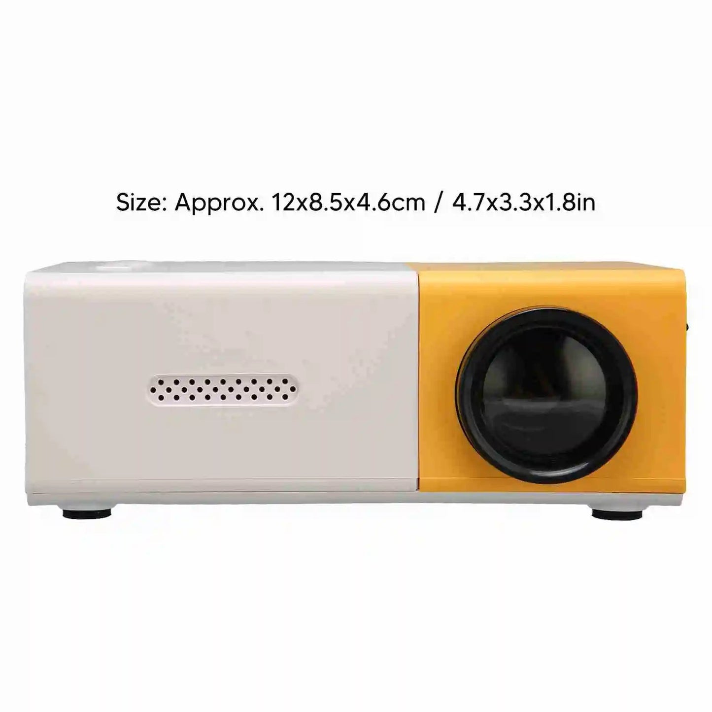 Mini Projector Smart HD 1080P HiFi Portable Movie Projector for USB HD Multimedia Interface Memory Card Smart Home Projector exovai.com